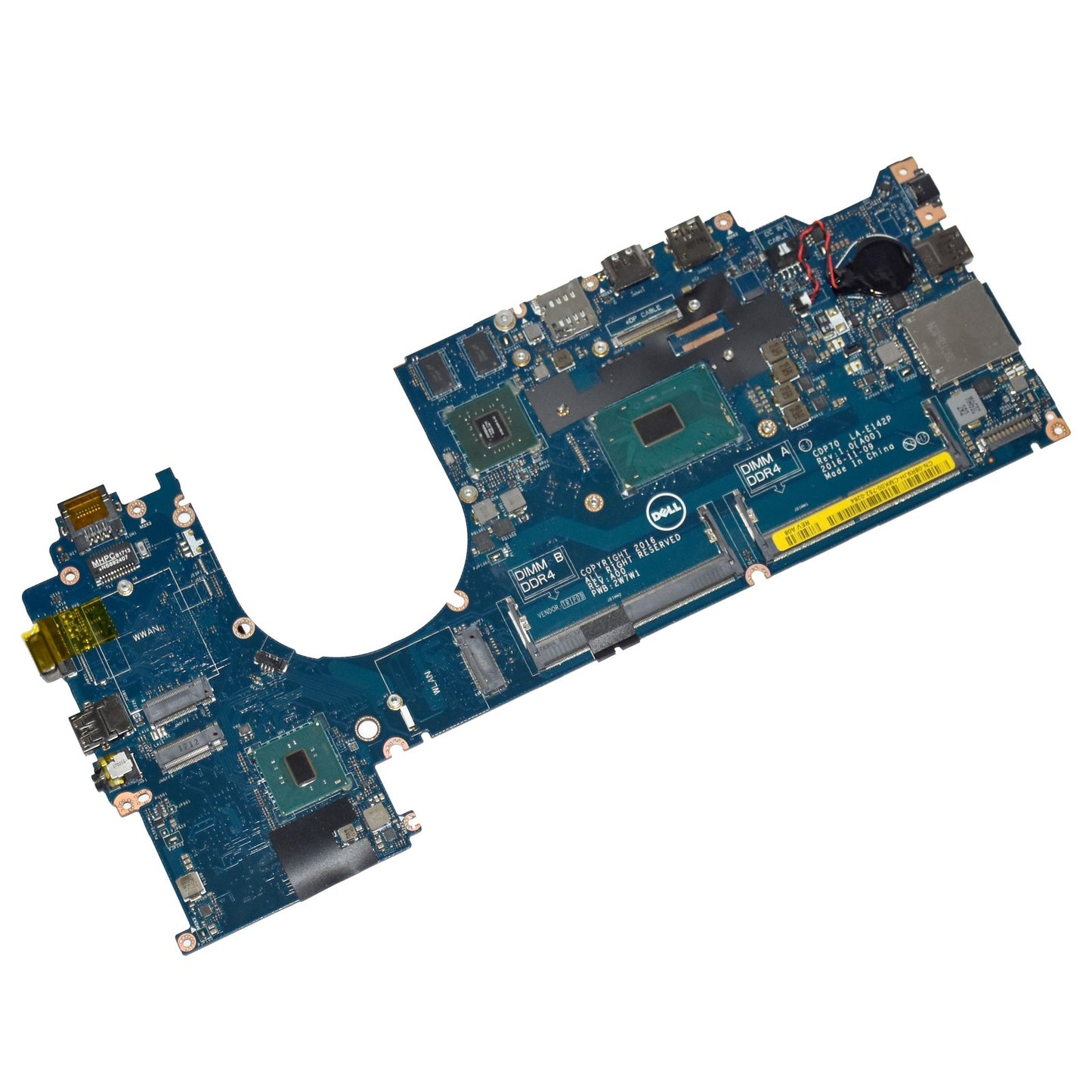 Dell Latitude 5480 Motherboard i7-7820HQ 4-Cores Nvidia 930MX GPU LA-E142P 8R9JH