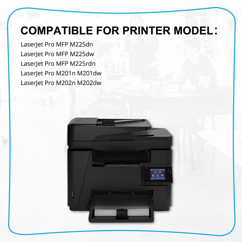 4PK CF283X 83X Toner Cartridge for HP LaserJet Pro M201dw M201n M202dw M225dn