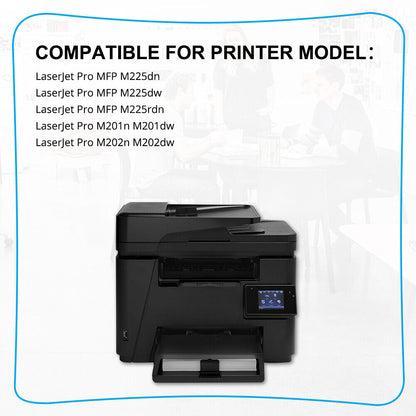4PK CF283X 83X Toner Cartridge for HP LaserJet Pro M201dw M201n M202dw M225dn