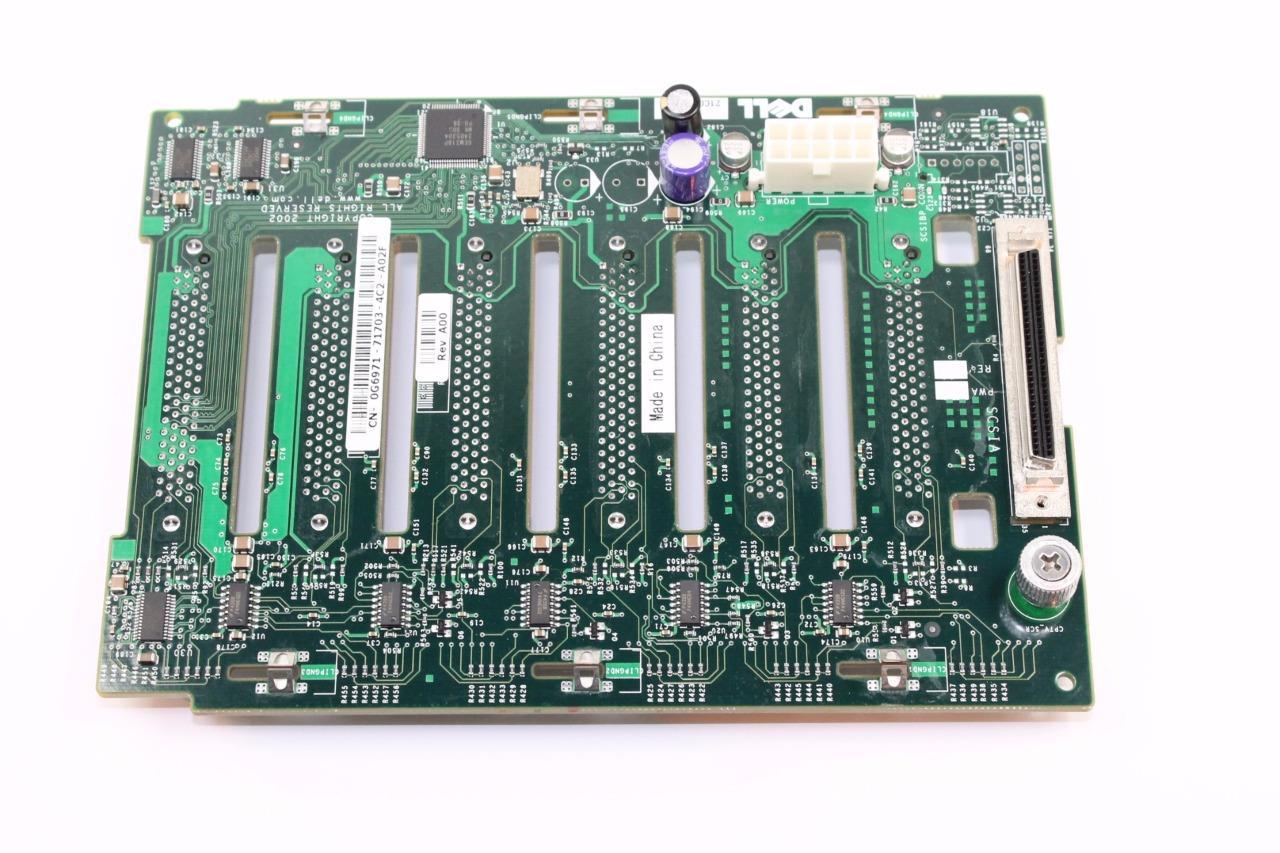 OEM Genuine SCSI Back Plane Board For Dell PowerEdge 1600 G6971 CN-0G6971 0G6971