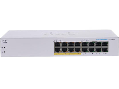 Cisco Systems, Inc. CBS110-16PP-NA SWITCH CISCO CBS110-16PP-NA R Network Commerc