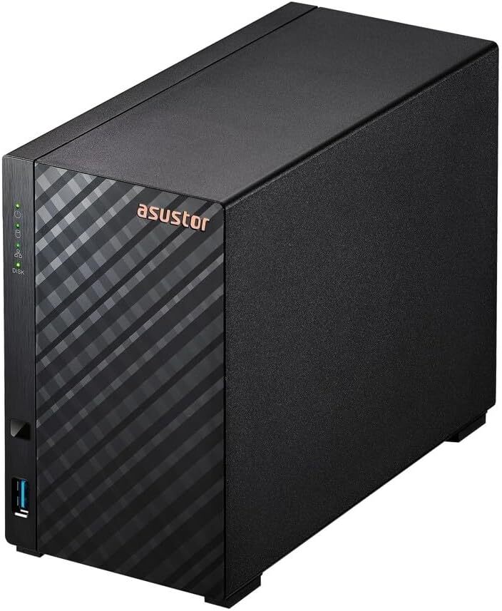 Asustor Drivestor 2 Lite 2 Bay NAS Quad-Core 1.7GHz CPU (Diskless) AS1102TL