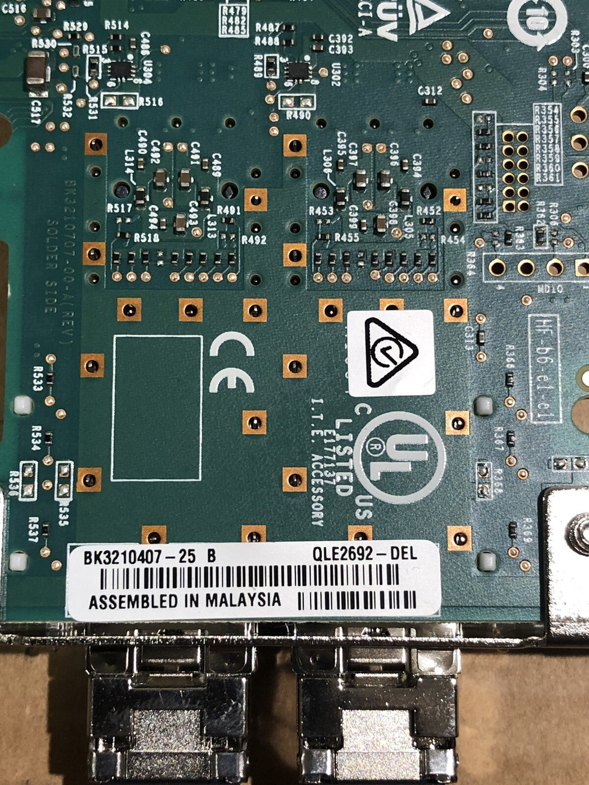 Dell QLogic QLE2692 Dual Port Fibre Channel 16Gb PCI-e 3.0 HBA FC LP with SFP+