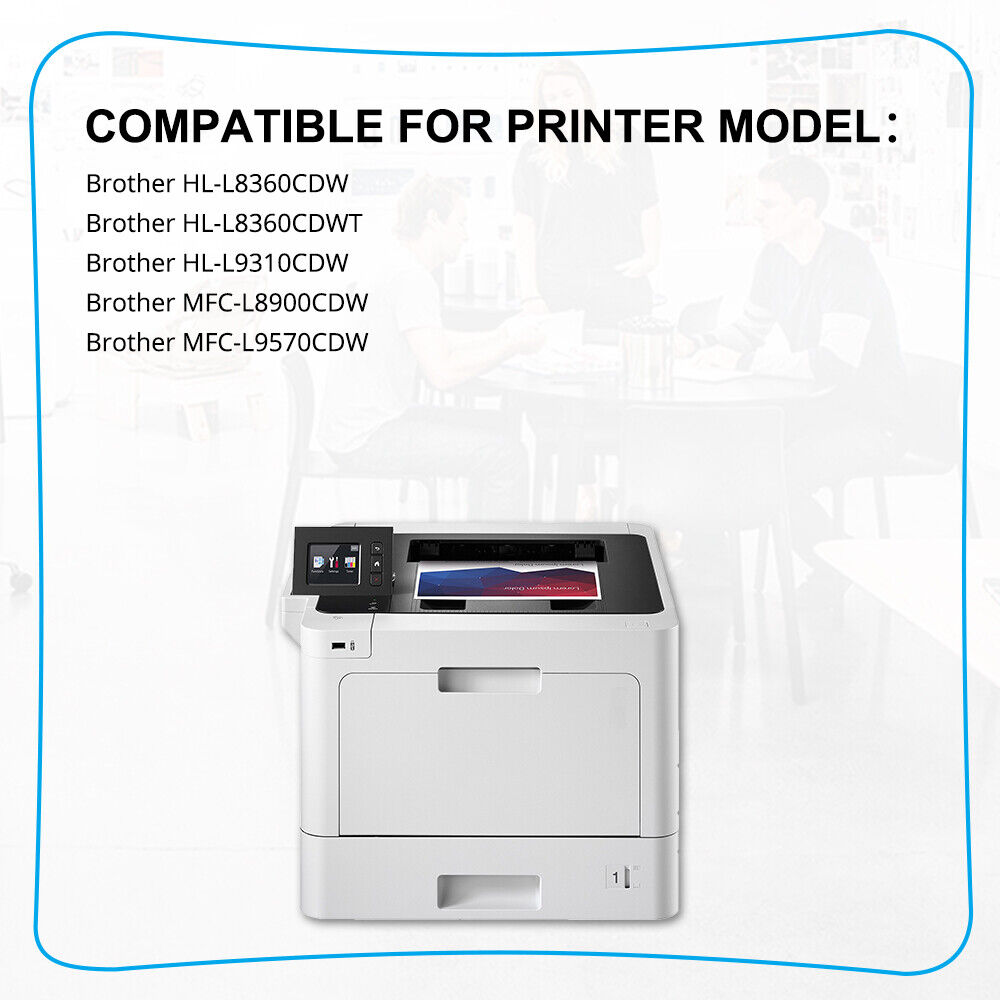 8PK Color Toner Compatible With Brother TN436 MFC-L9570CDW L8610CDW HL-L8260CDW