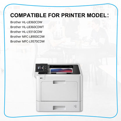 8PK Color Toner Compatible With Brother TN436 MFC-L9570CDW L8610CDW HL-L8260CDW
