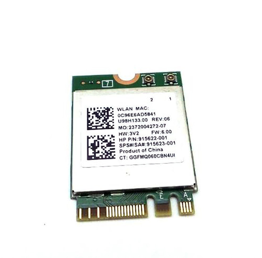 Lot of 5 Genuine HP RTL8822BE 915623-001 Bluetooth Wifi Card U98H133 915622-001