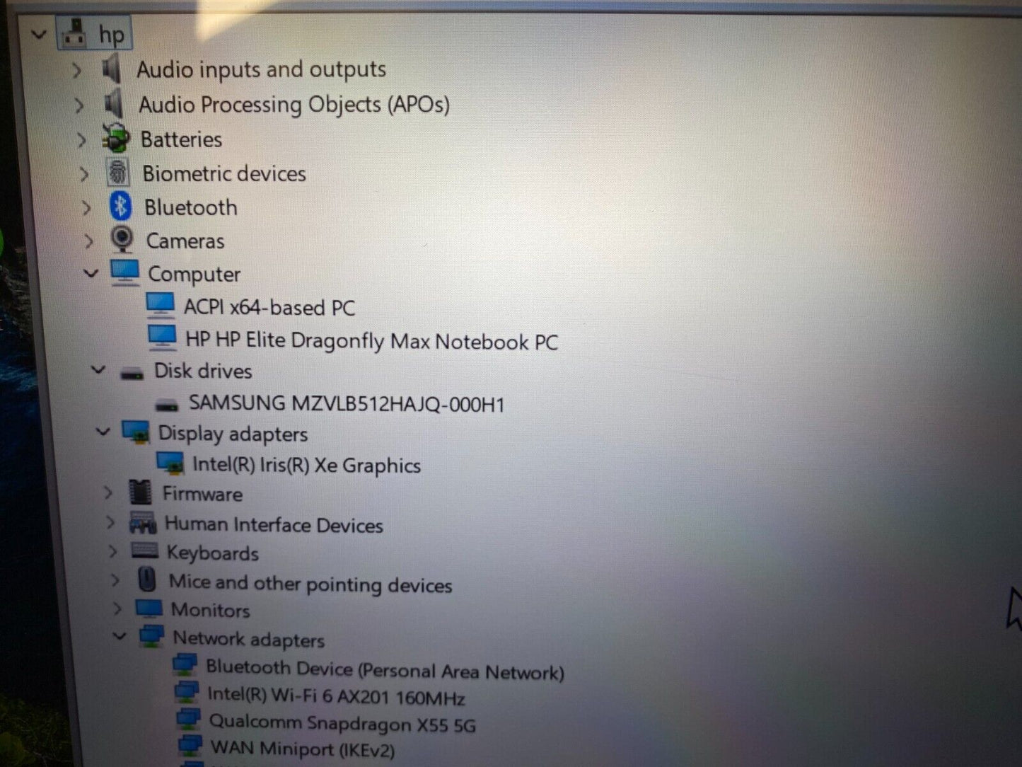 Hp Elite Dragonfly Max i7-1185G7 3.00GHz TOUCH 512GB SSD 16GB W11P-43L78UT#ABA