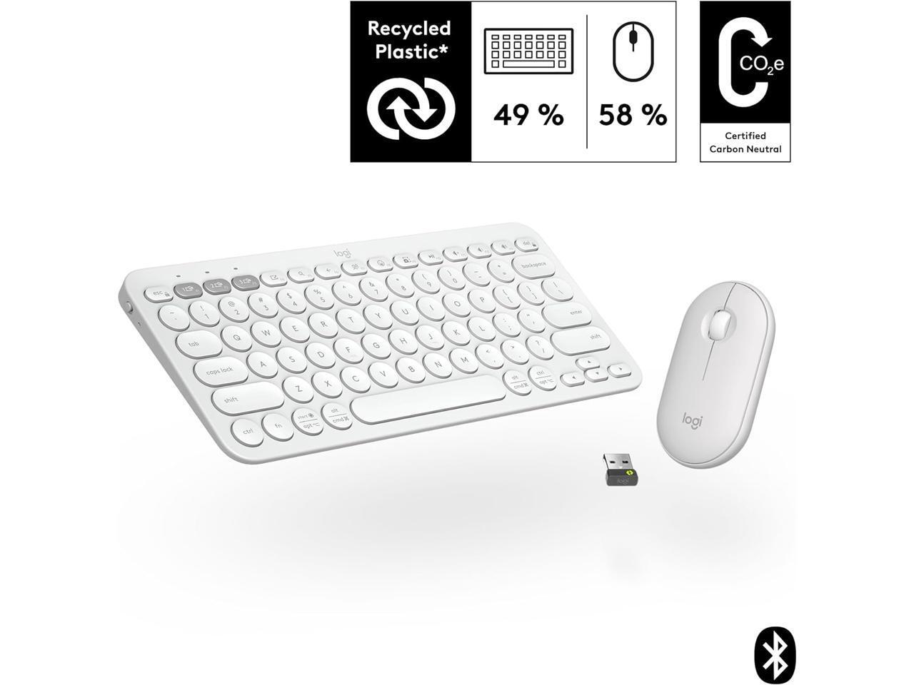 Logitech KB LT | Pebble 2 Combo WH | 920-012198