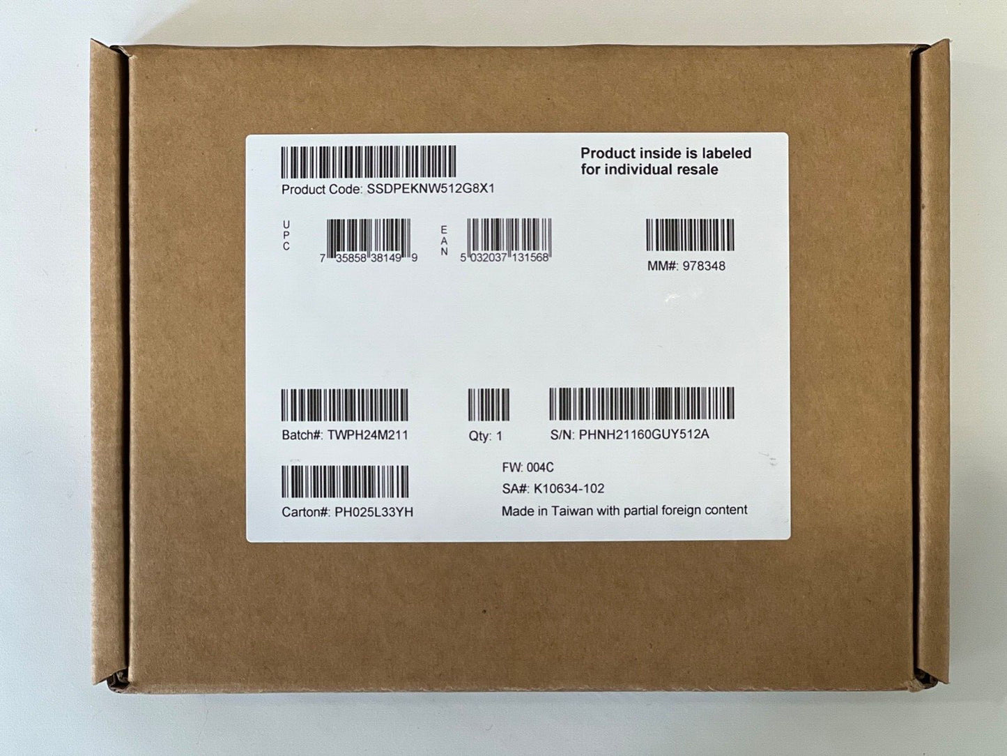 INTEL SSD 660p SERIES M.2 2280 512GB SSDPEKNW512G8X1 SOLID STATE DRIVE