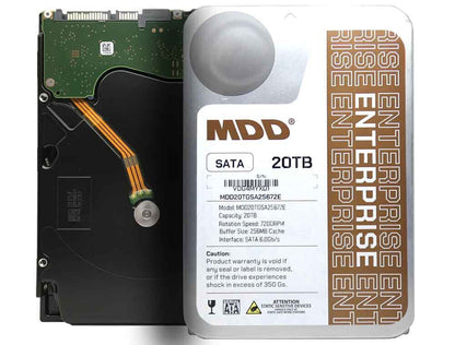 MDD 20TB 7200RPM 256MB Cache SATA 6.0Gb/s 3.5" Internal Enterprise Hard Drive
