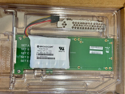 Megaraid Controller Module L3-25376-00A with Battery Broadcom FBU345