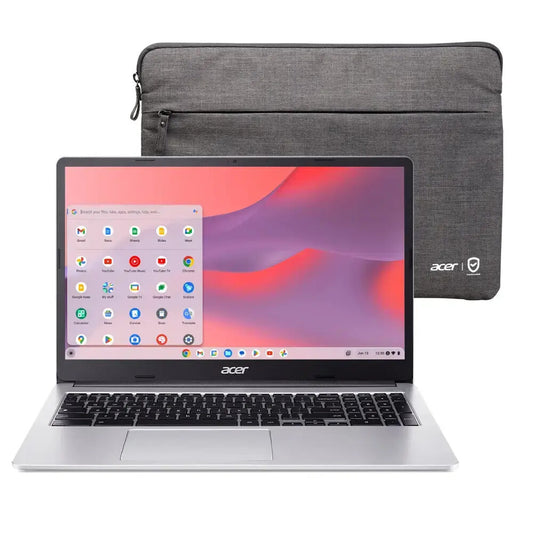 New Acer Chromebook 315 15.6" HD Quad-Core N6000 4GB 128GB eMMC Chrome OS Sleeve