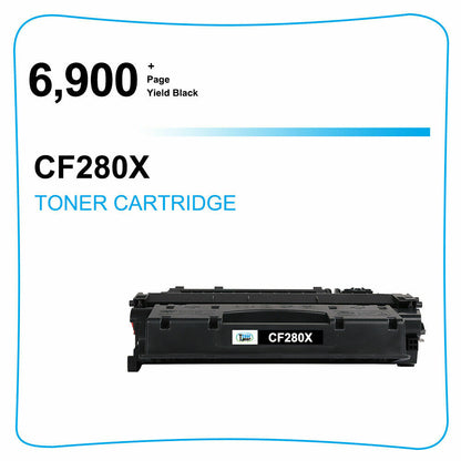 8PK Black CF280X 80X Toner Cartridge For HP LaserJet Pro 400 M401d M401dw M425dn