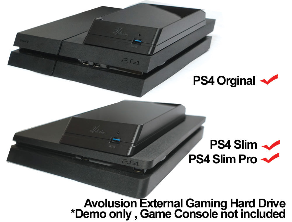 Avolusion (HDDGear) 5TB USB 3.0 External Hard Drive For PS4, PS4 Slim, PS4 Pro