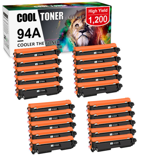 20-PK CF294A 94A Toner Cartridge for HP LaserJet Pro M118dw MFP M148dw M149fdw