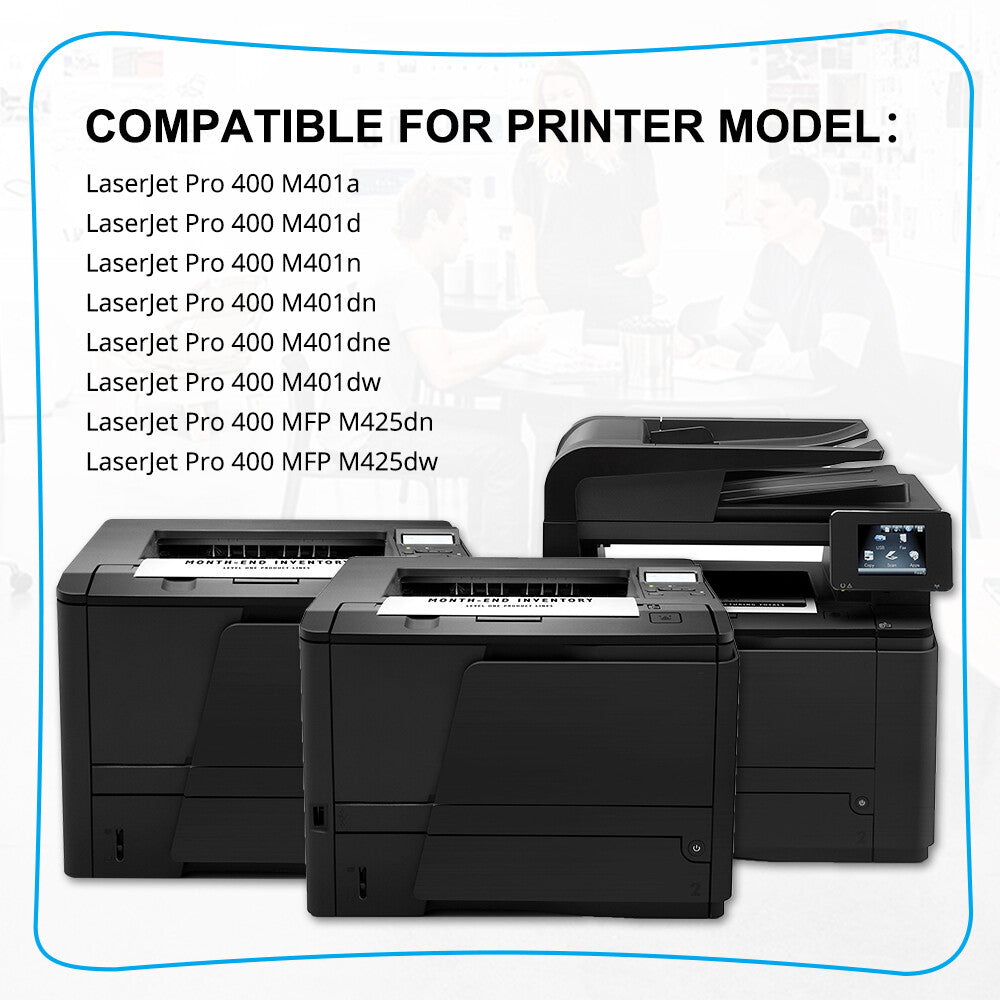10 Pack CF280X 80X Toner Cartridge For HP LaserJet Pro 400 M401d M401dw M425dn
