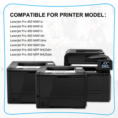 10 Pack CF280X 80X Toner Cartridge For HP LaserJet Pro 400 M401d M401dw M425dn