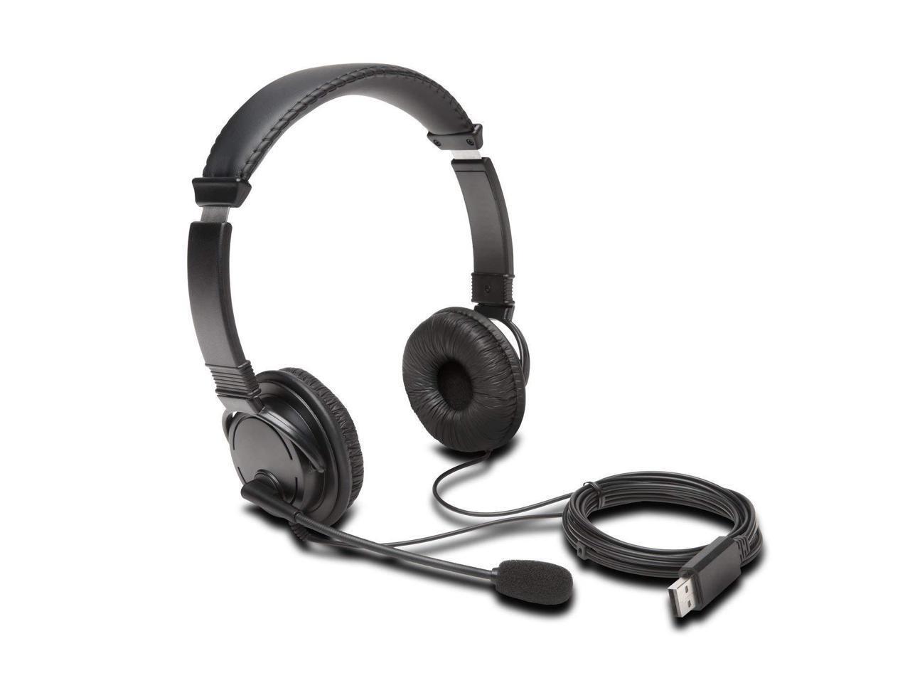 Kensington HE K97601WW USB Hi-Fi Headphones with Mic Retail