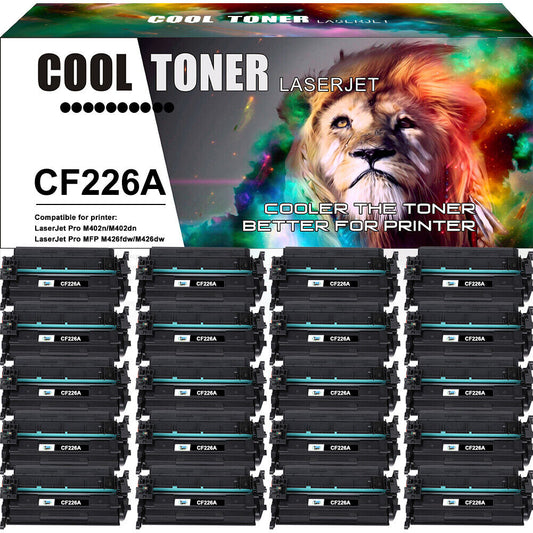 20 CF226A Ink Toner Compatible with HP 26A LaserJet Pro M402dn M426fdw MFP Black