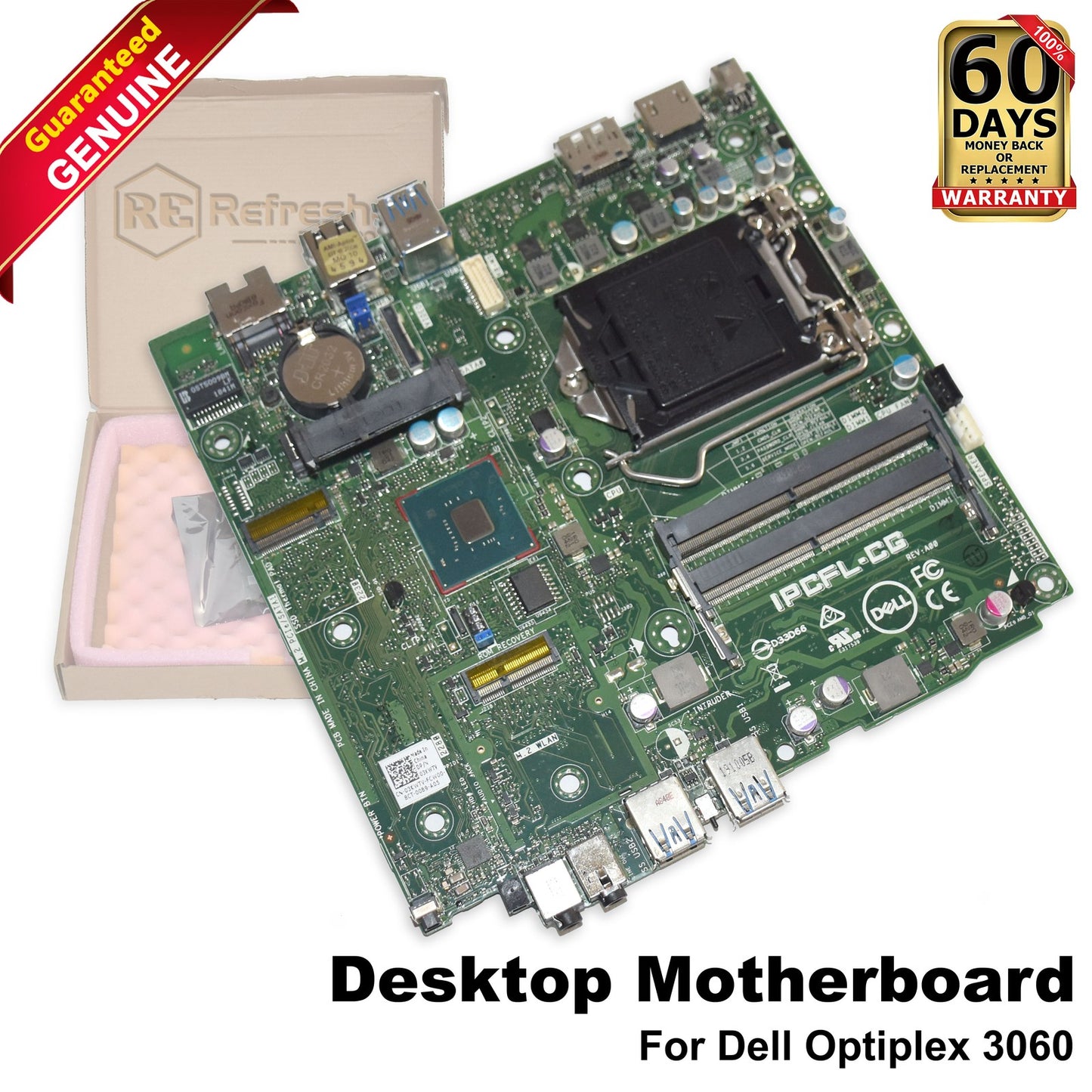 Dell OptiPlex 3060 Micro Desktop Motherboard Intel Q370 LGA1151 IPCFL-CG 3KWTV