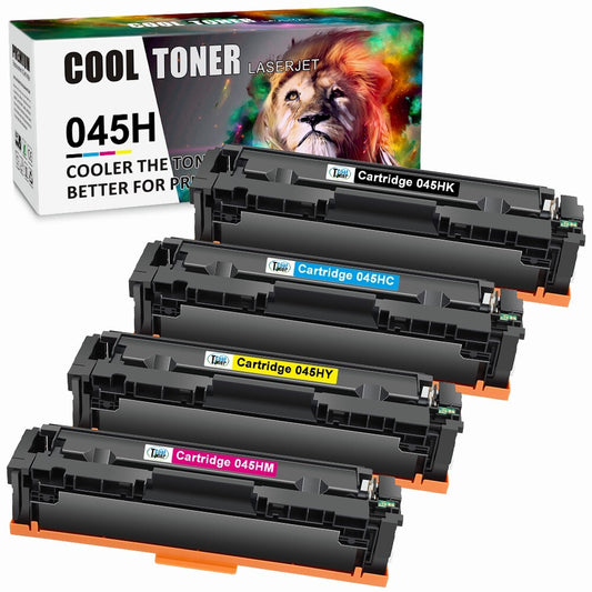 4PK 045H Toner Cartridge Set For Canon Color imageCLASS MF634Cdw MF632Cdw LBP612