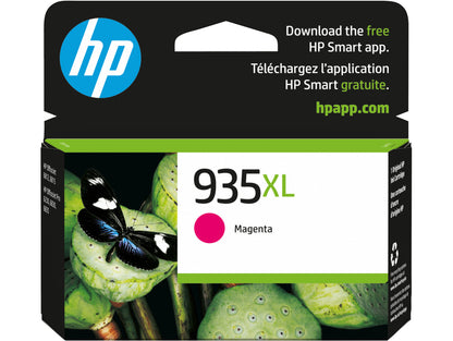 HP 935XL High Yield Magenta Original Ink Cartridge, ~825 pages, C2P25AN#140