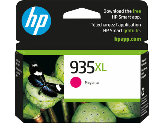 HP 935XL High Yield Magenta Original Ink Cartridge, ~825 pages, C2P25AN#140