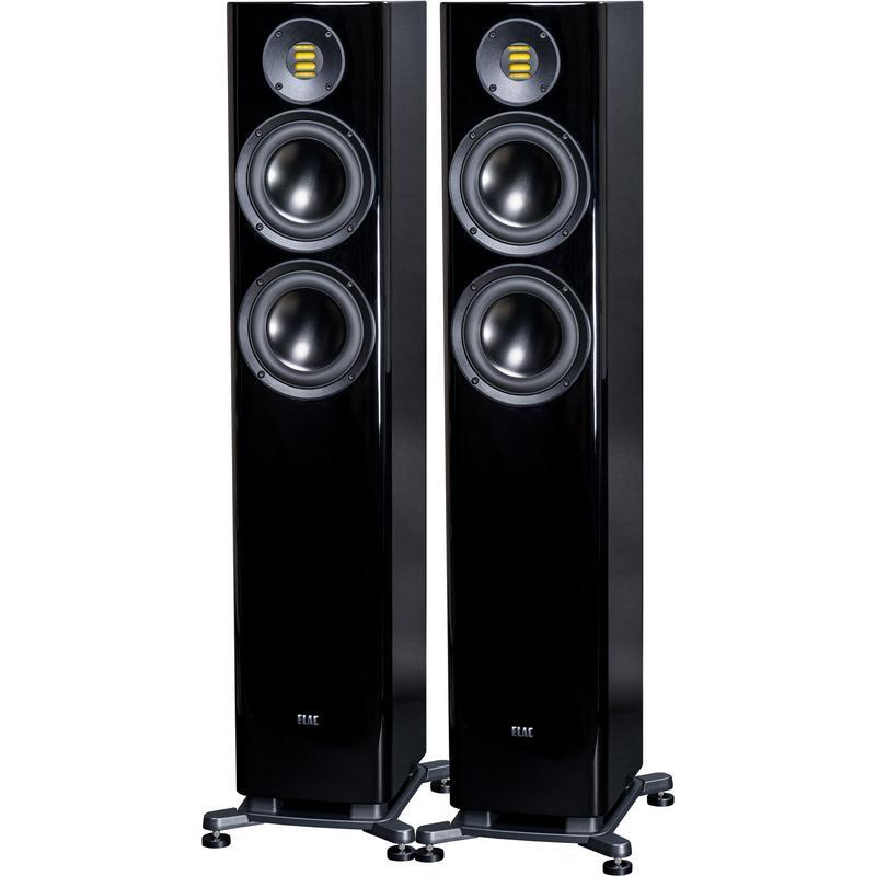 Elac Solano FS287 Floorstanding Speaker Gloss Black(Each)