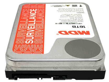MDD 16TB 7200RPM 256MB SATA 6.0Gb/s 3.5" Internal Surveillance/CCTV Hard Drive