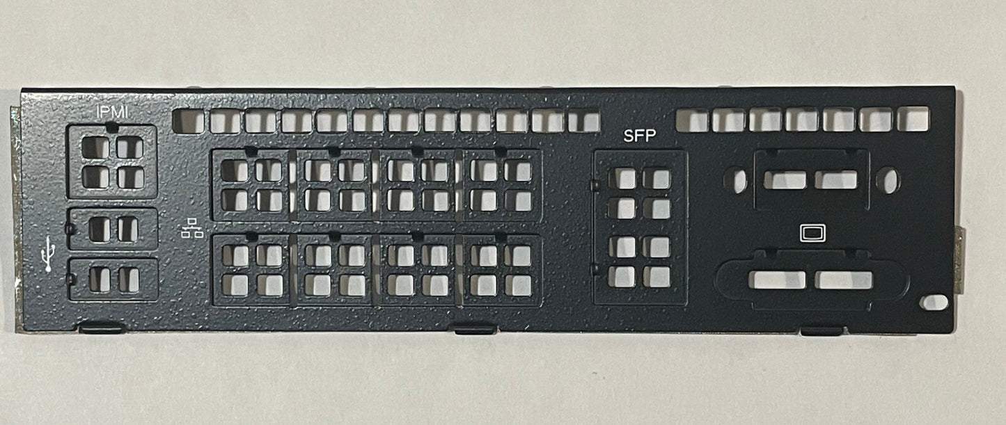 SuperMicro MCP-260-00135-0B 1U I/O Shield for A2SDV-LN8F in SC510/505/504 Chassi