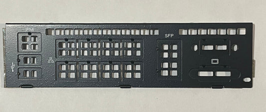 SuperMicro MCP-260-00135-0B 1U I/O Shield for A2SDV-LN8F in SC510/505/504 Chassi