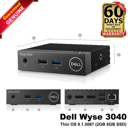 Dell Wyse 3040 N10D Atom x5-Z8350 2GB DDR3 8GB Flash Memory Thin Client 5MXMG