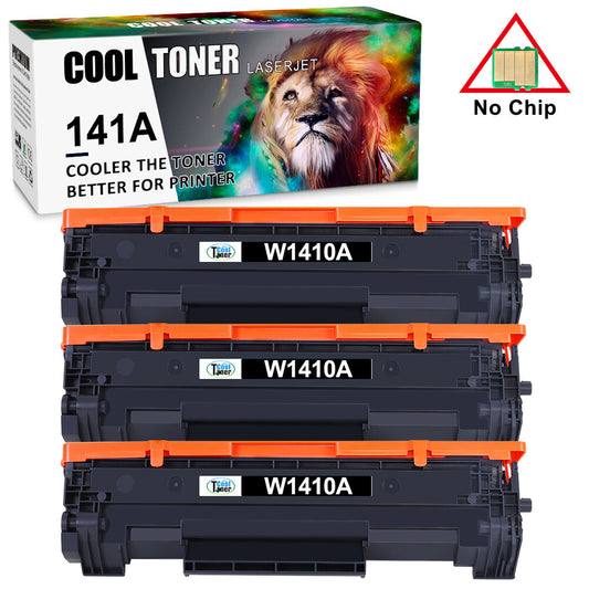 3Pack Toner Cartridge replacement for HP W1410A LaserJet M110w M140w No Chip