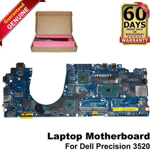 Dell Precision 3520 Motherboard Xeon E3-1505M v6 Quadro M620 GPU LA-E152P DDMP7