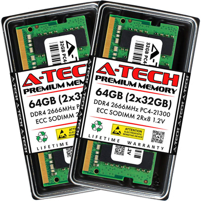 64GB 2x 32GB PC4-2666 ECC SODIMM Synology DiskStation DS1618+ DS2419+ Memory RAM (NOT FOR HOME PC)