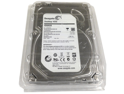 Seagate ST4000DM000 4TB 5900RPM 64MB Cache SATA 6.0Gb/s 3.5" Desktop Hard Drive