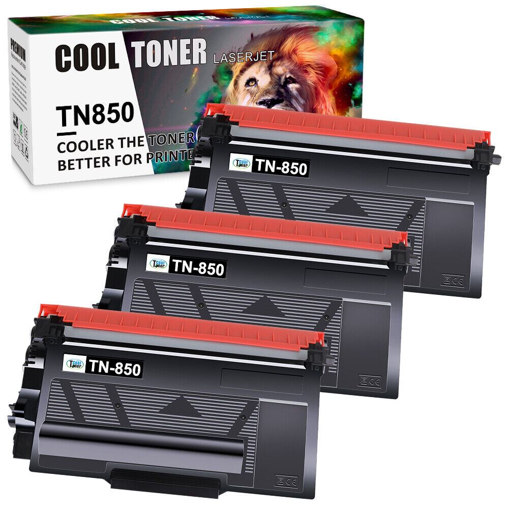 3 PK TN850 TN-850 Toner Cartridge For Brother DCP-L5500DN HL-L5000D MFC-L5700DW