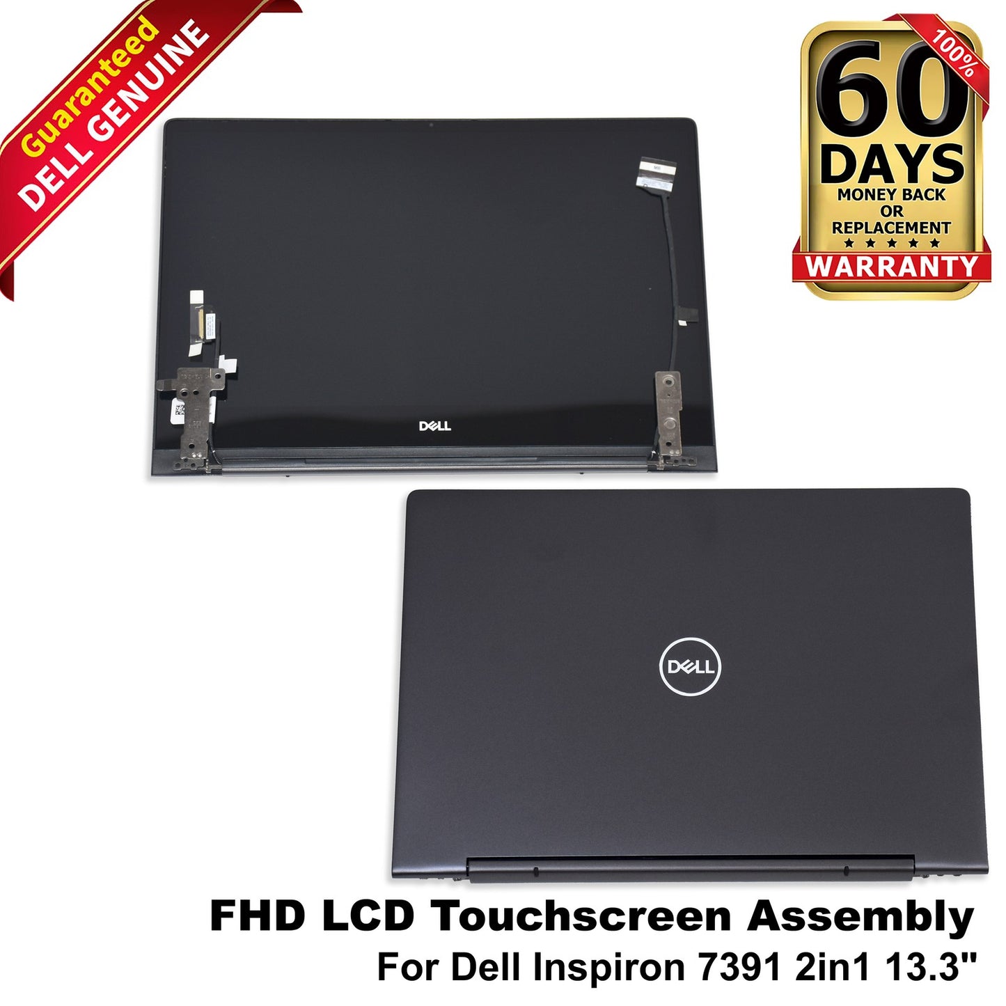 Dell Inspiron 7391 7390 13.3 FHD Touchscreen LCD Complete Display Assembly K6H5W