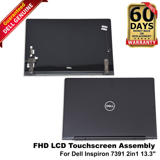 Dell Inspiron 7391 7390 13.3 FHD Touchscreen LCD Complete Display Assembly K6H5W