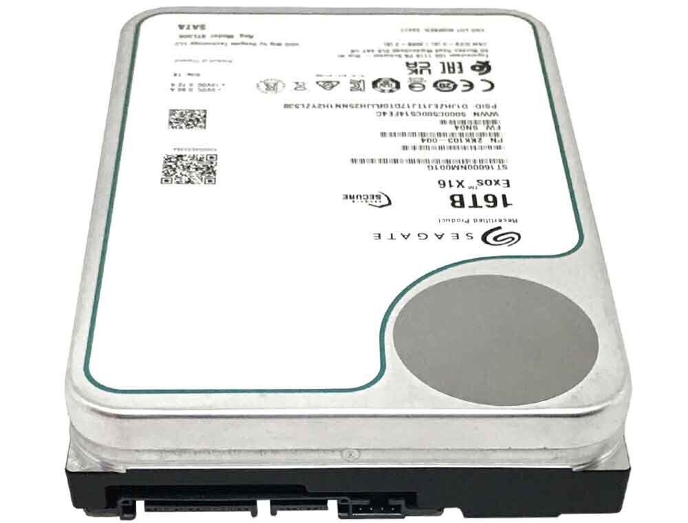 Seagate EXOS X16 16TB 256MB 7200rpm 3.5" SATA 6Gb/s Enterprise HDD ST16000NM001G
