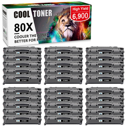 30PK Black CF280X 80X Toner For HP LaserJet Pro 400 M401dn M401dw M401dne M425dn