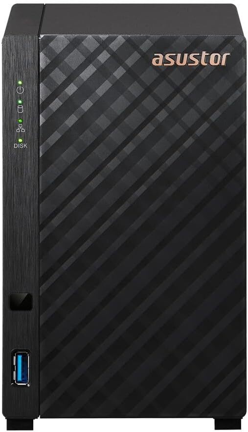 Asustor Drivestor 2 Lite 2 Bay NAS Quad-Core 1.7GHz CPU (Diskless) AS1102TL