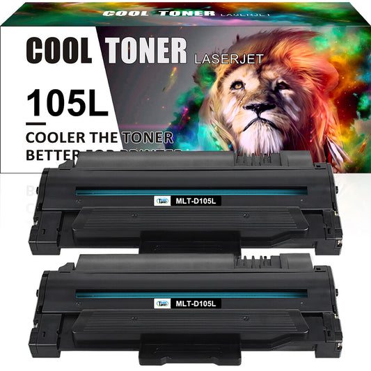 2x 105L Toner for Samsung MLT-D105L ML2545 ML2525W ML2526 SF650 651P