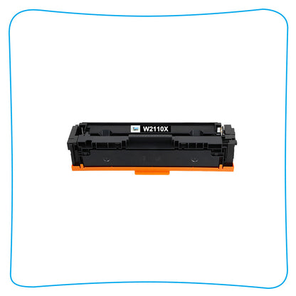 2 Pack Compatible With HP 206X W2110X Toner LaserJet MFP M283fdw M282nw No Chip