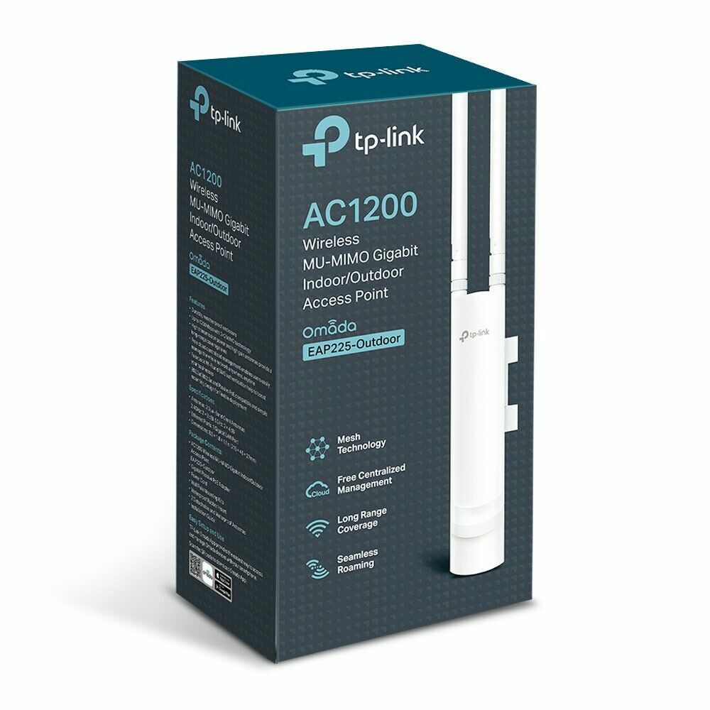 TP-Link EAP225-Outdoor | AC1200 Omada Wireless Gigabit Outdoor Access Point