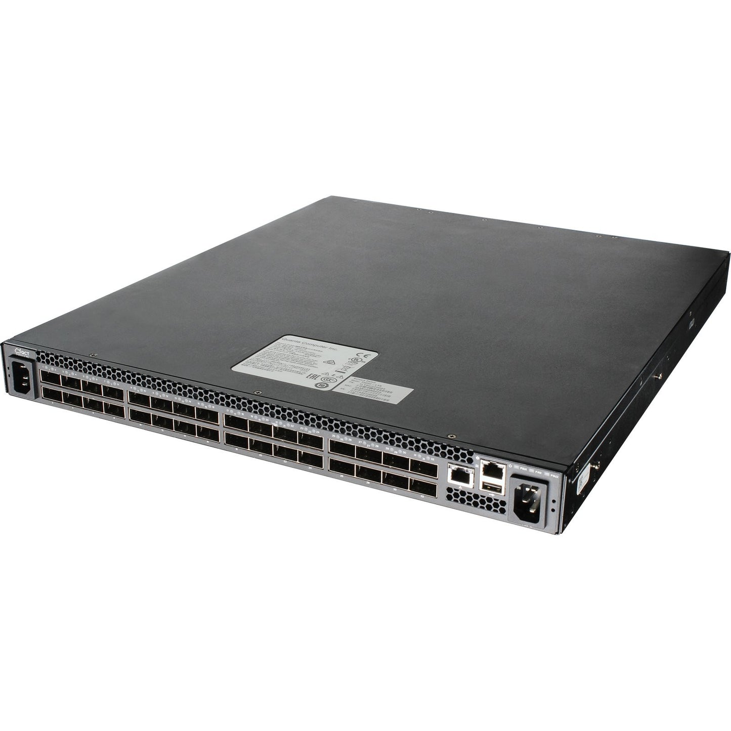 QuantaMesh T5032-LY6 32P 40GbE QSFP+ Front-to-Back Switch (Fair)