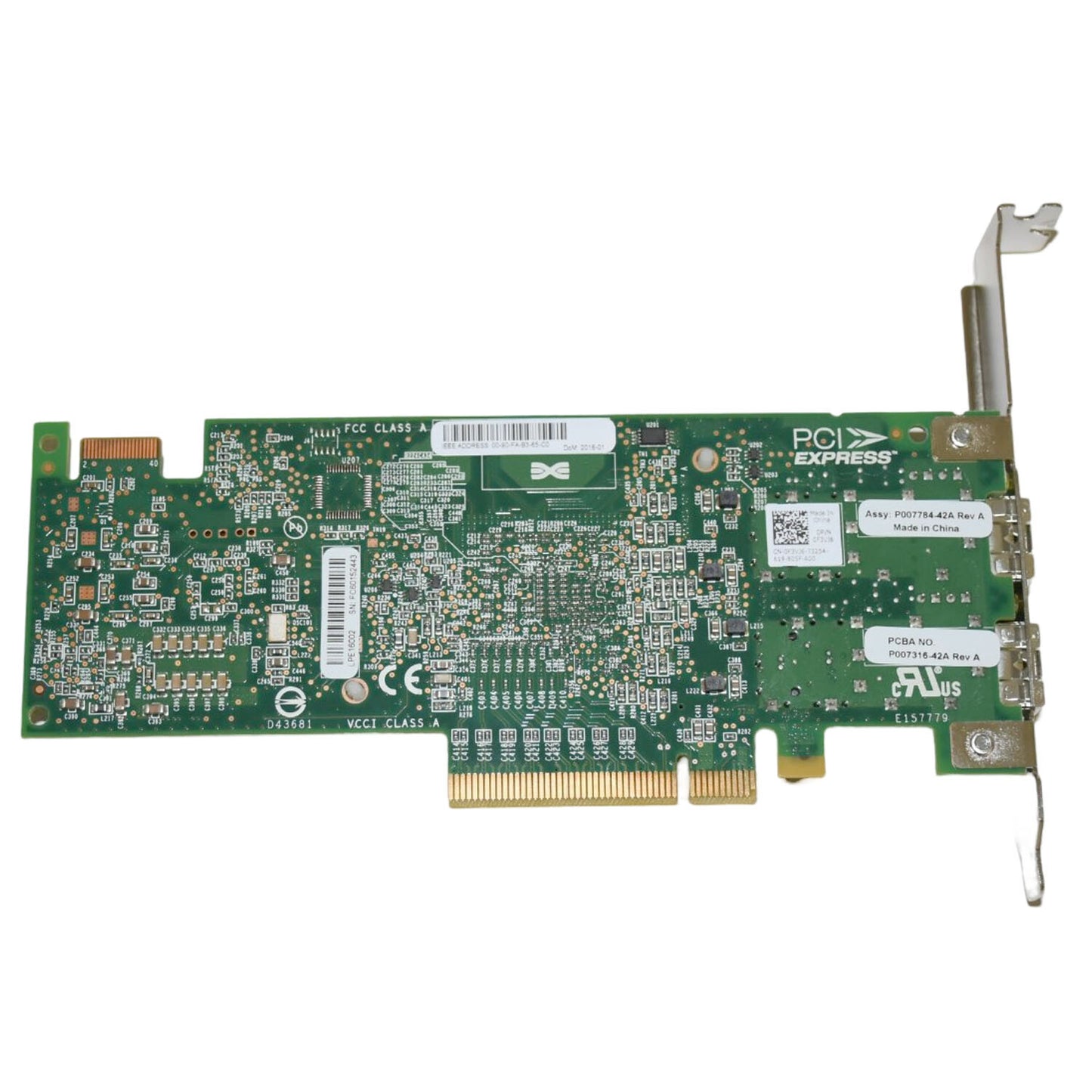 Emulex LPe16002 Dual Port 16Gb Fibre Channel HBA PCIe 3.0 16G Adapter Card