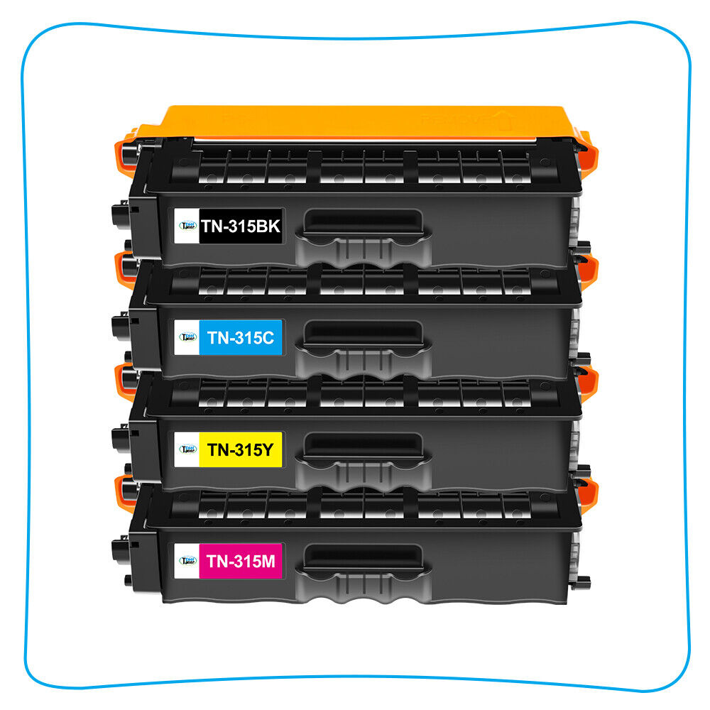 4PK TN315 Toner Cartridge For Brother TN-315 HL-4570CDW MFC-9970CDW MFC-9560CDW
