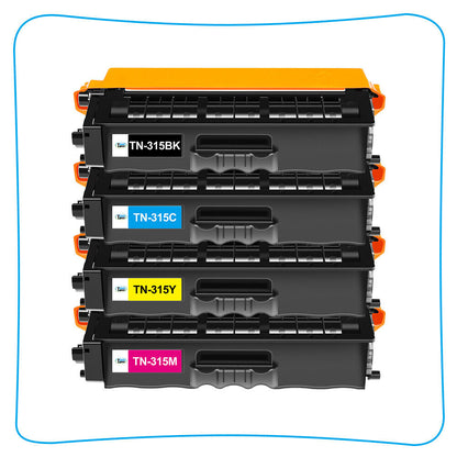 4PK TN315 Toner Cartridge For Brother TN-315 HL-4570CDW MFC-9970CDW MFC-9560CDW