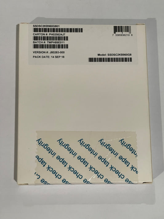 NEW!!! SSDSC2KB960G801 960GB Intel D3-S4510 2.5 Internal Solid State Drive SATA